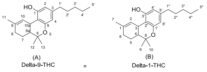 thc化學(xué)結(jié)構(gòu)式